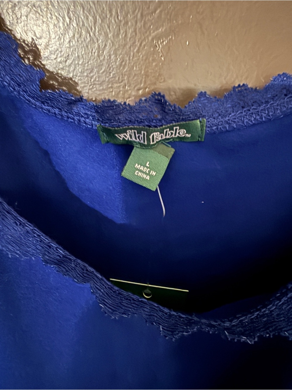 wild fable Blue Scoop Neck Tank Romper with Flared Skirt - Picture 2 of 5